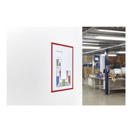 Magnetoplan magnetofix-Magnetrahmen, 5 Stück, grau, A5