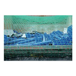 Containernetz 3,5x4,0 m MW 45 grün ohne Gummi