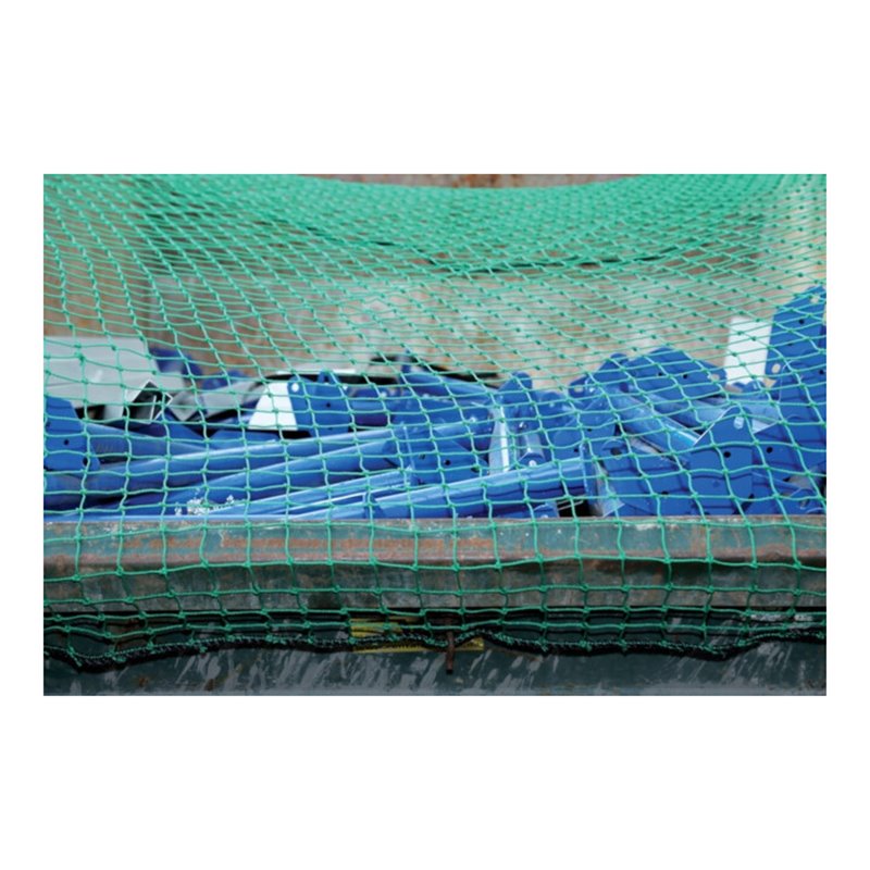 Containernetz 3,5x7,0 m MW 45 grün ohne Gummi