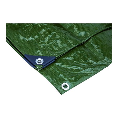 Gewebe-Abdeckplane 6 x 8 m 140g/m² grün
