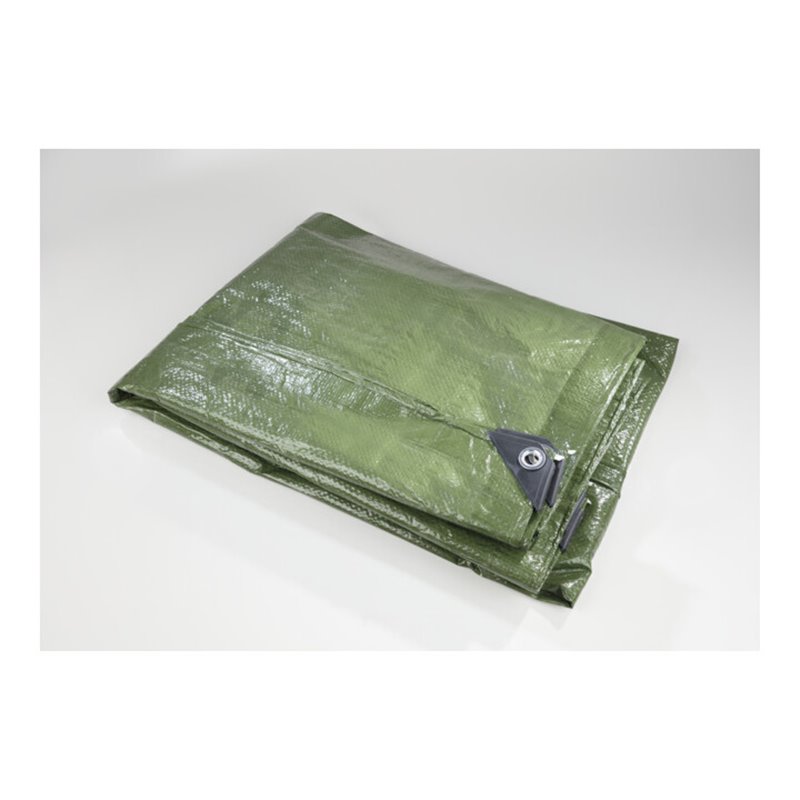 Gewebe-Abdeckplane 5 x 6 m 140g/m² grün