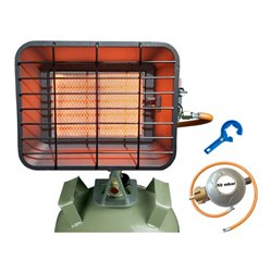 BLUECRAFT Infrarot Aufsteckstrahler BC4200PZ mit Piezozündung