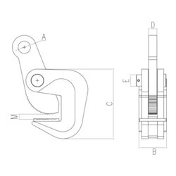 Planeta Hebeklemme HPC-2-2 Tragfähigkeit 2000 kg