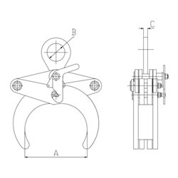 Planeta Rundmaterialgreif RTG-0,5 Tragfähigkeit 500 kg