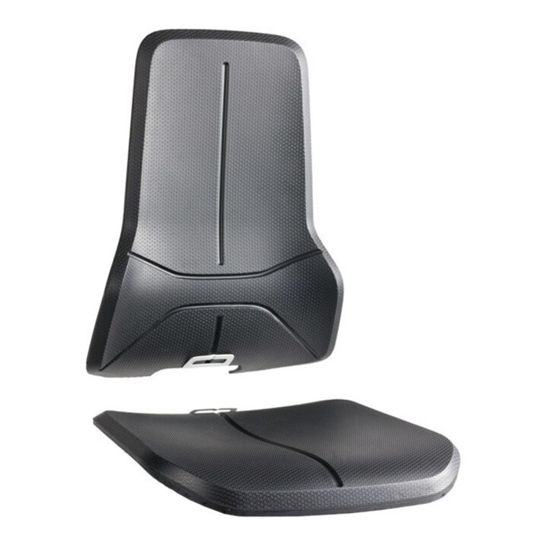 bimos Polsterelement Pu-Schaum schwarz für Arbeitsstuhl ESD Neon