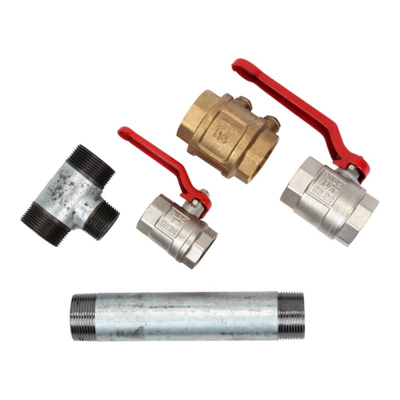 floraworld Doppelter Pumpenstock 400mm AG 1 1/4Z seitlich 1Z