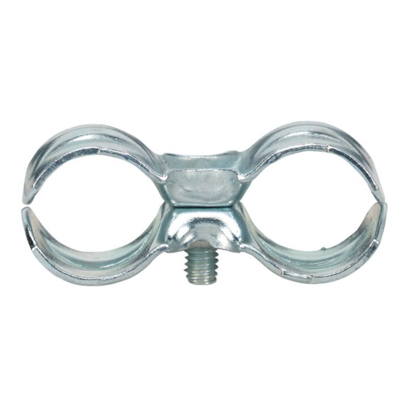 Doppelschlauchklemme Stahlkl. 16x16 mm