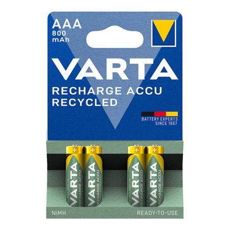 VARTA RECHARGE ACCU AAA 800mAh 4er Blister
