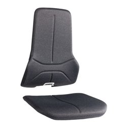 bimos Polsterelement Stoff schwarz für Arbeitsstuhl ESD Neon