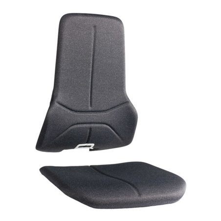 bimos Polsterelement Stoff schwarz für Arbeitsstuhl ESD Neon