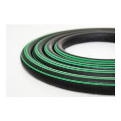 Semperit Supreme Vielzweckpremiumschlauch Supreme, 19x4,5mm schwarz 3 grüne Streifen 20bar, 50m