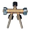 GCE Doppelabzweigventil Brenngas G3/8L