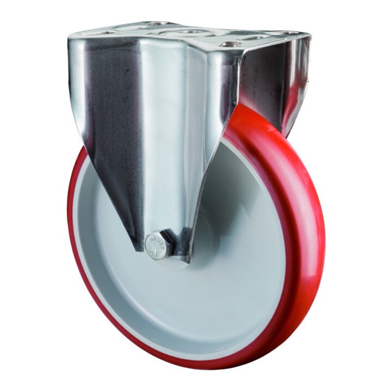 BS Rollen Lenkrolle, Durchmesser 200mm H110.B26 200kg Edelstahl