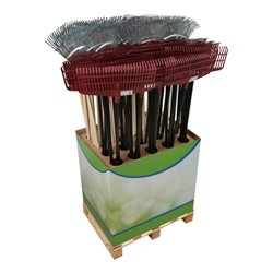 floraworld Laubbesen + Laub- u.Rasen besen FWDisplay