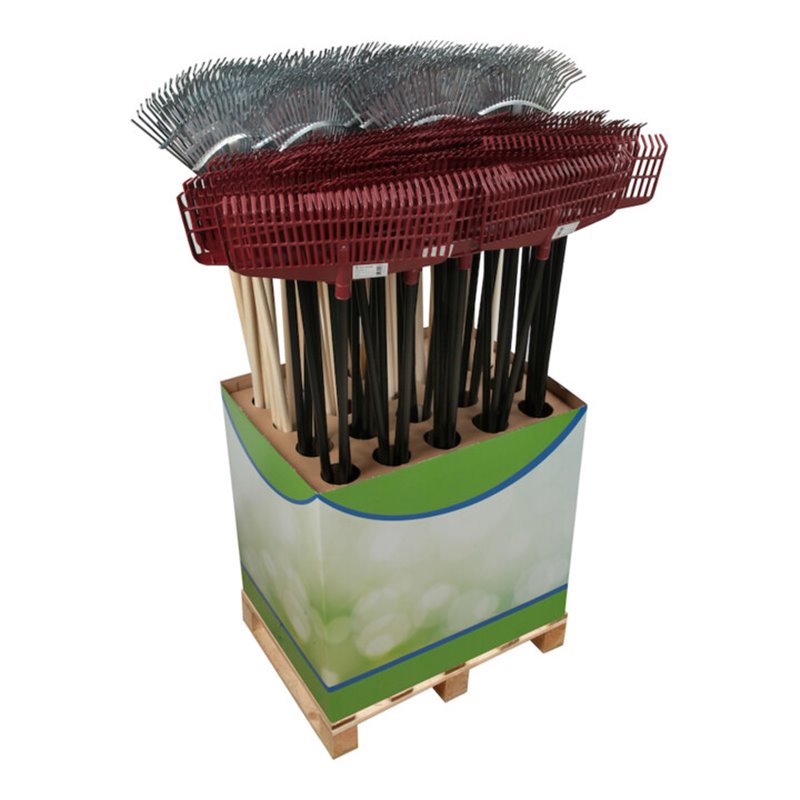 floraworld Laubbesen + Laub- u.Rasen besen FWDisplay