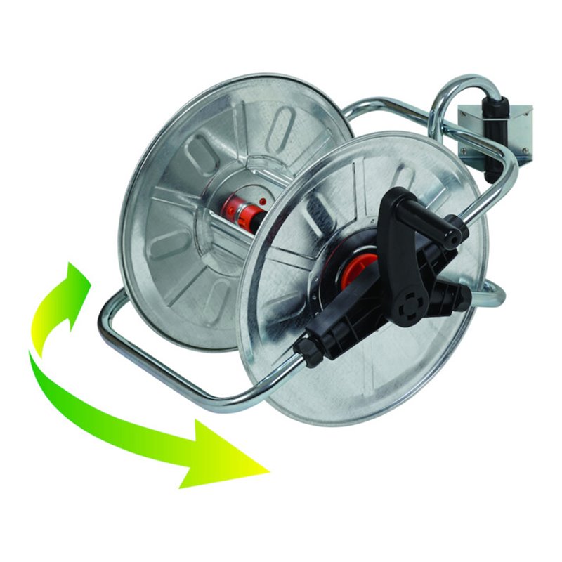 Wandschlauchhalter galvanisiert, schwenkbar 1/2'-50 Meter