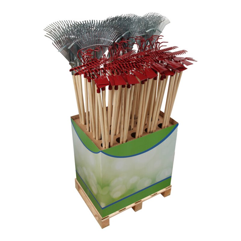 floraworld Laubbesen, Grubber,Rechen u. DoppelhackeDisplay FW