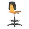 bimos Arbeitsstuhl Labsit 3, PU orange Sitzhöhe 520-770 mm