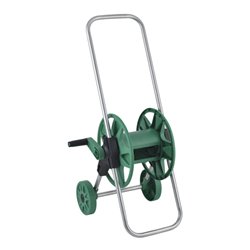 floraworld Schlauchwagen für 45m 1/2' Schlauch grün/schwarz