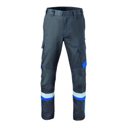 HAVEP Bundhose, 80340 Gr. 58, kohlengrau/blau