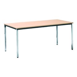 Tisch 1400x800 mm chrom / Buche