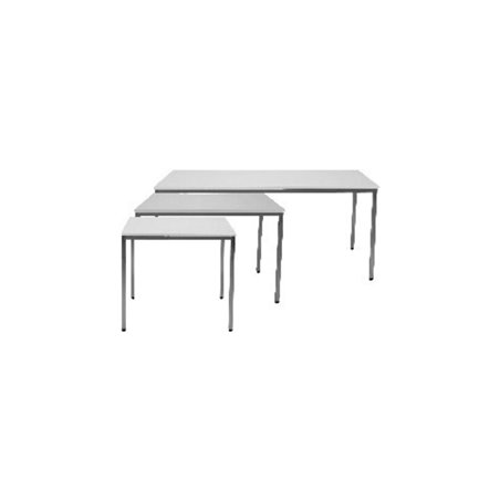 Tisch 1400x800 mm lichtgrau/lichtgrau