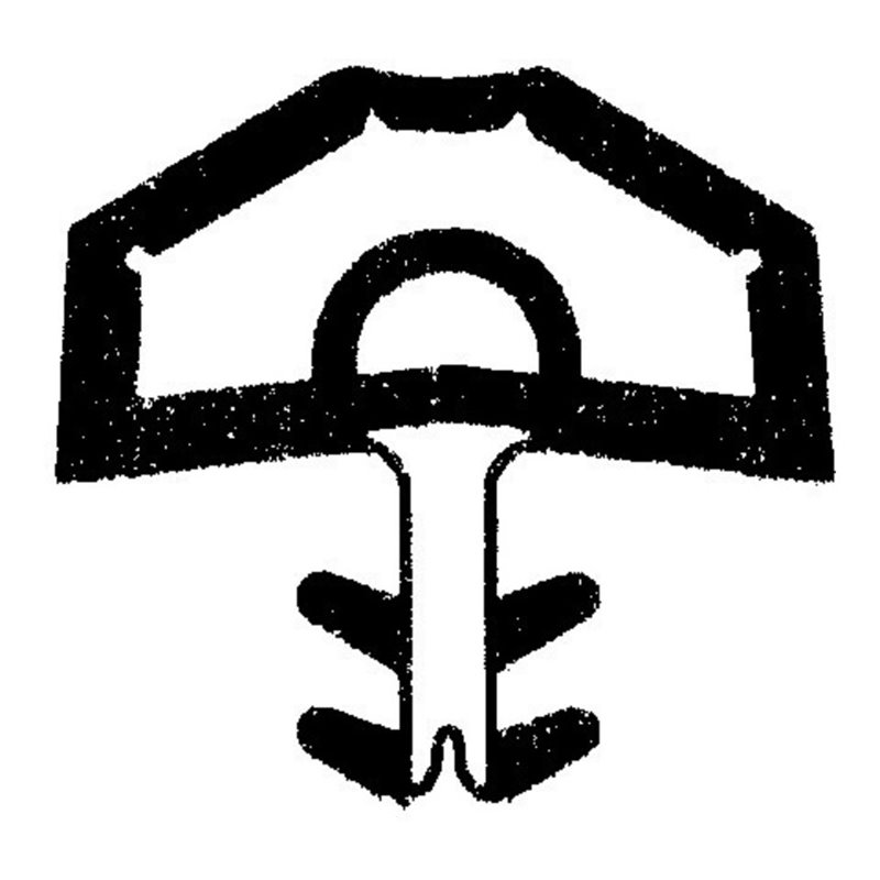 TRELLEBORG Zimmertür-Dichtung L5010,TSP-Flex weiß