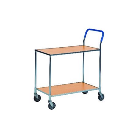 Tischwagen m. 2 Ladefl. Dekor Buche