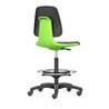 bimos Arbeitsstuhl Labsit 4, K-Leder grün Sitzhöhe 560-810 mm