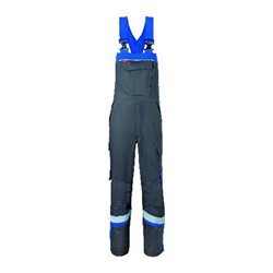 HAVEP Latzhose, 20288 Gr. 62, kohlengrau/blau