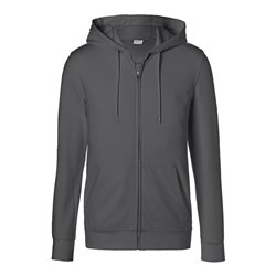 Kübler Shirts Kapuzen-Sweatjacke anthrazit