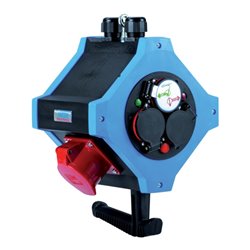 HEDI Energie-Hängeverte. IP44 6xSchuko,2xCEE 5x16A