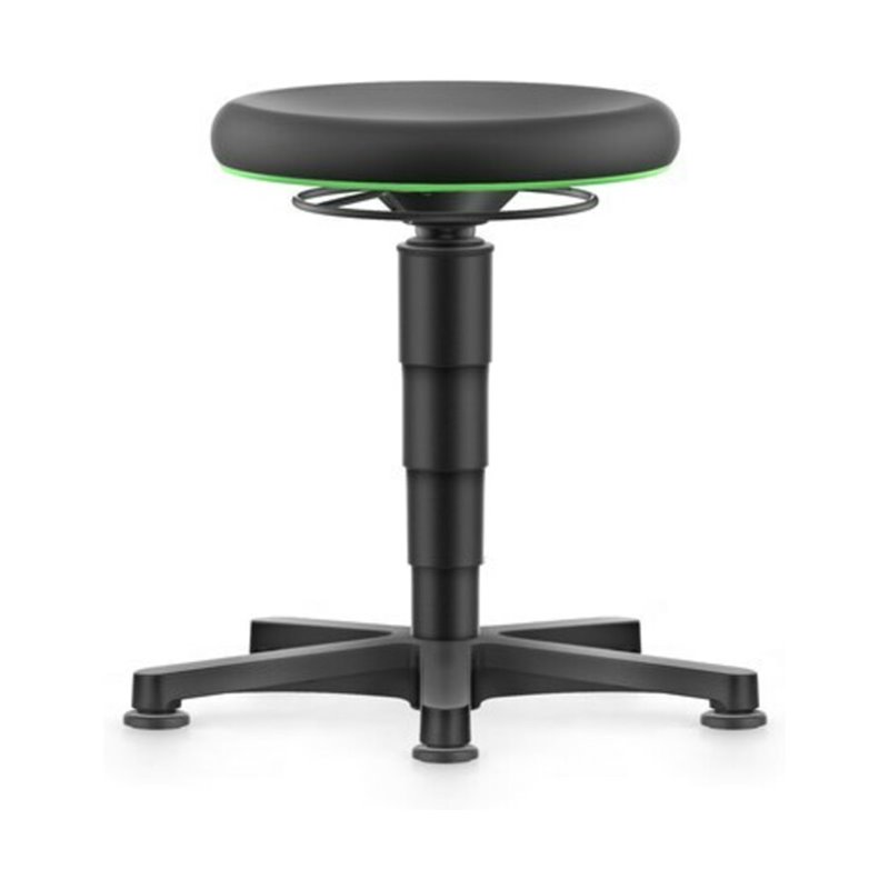 bimos Drehhocker Integralschaum Sitzhöhe 450 - 650 mm mit Gleiter