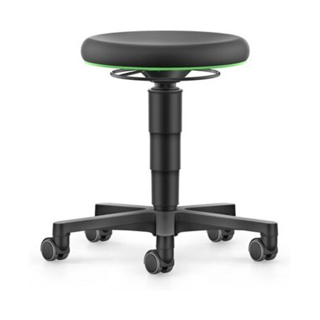 bimos Drehhocker Integralschaum Sitzhöhe 450 - 650 mm mit Rollen