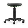 bimos Drehhocker Integralschaum Sitzhöhe 450 - 650 mm mit Rollen