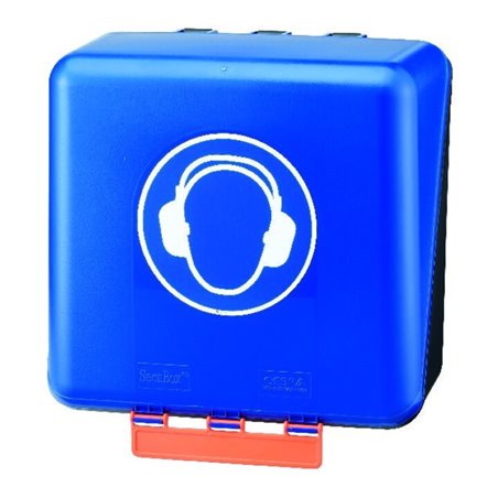 GEBRA Aufb.Box SECU Midi Standa rd, für Gehörschutz, blau