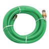 floraworld Schlauchgarnitur 7m,1' Messing-Armatur,grün