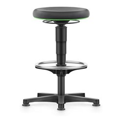 bimos Drehhocker Supertect Sitzhöhe 530 - 750 mm mit Gleiter und Fußring