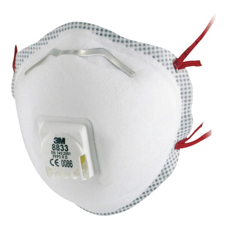 3M Atemschutzmaske 8833, FFP3 R D