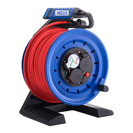 HEDI Kabeltrommel Kunstst. H07RN-F 3G1,5 40m r