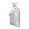 Sandsack PP-Gewebe weiß 400x600mm m. Bindeband