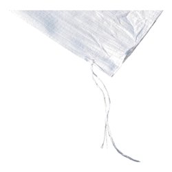 Sandsack PP-Gewebe weiß 400x600mm m. Bindeband