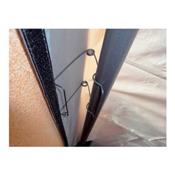 Starter-Klemm-Set zur Staubschutztür / -wand