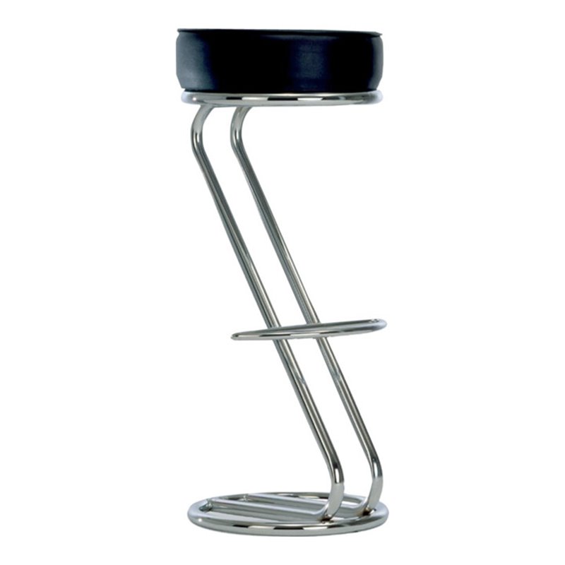 Bistrohocker ZETA H830mm chrom/schwarz