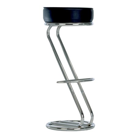 Bistrohocker ZETA H830mm chrom/schwarz