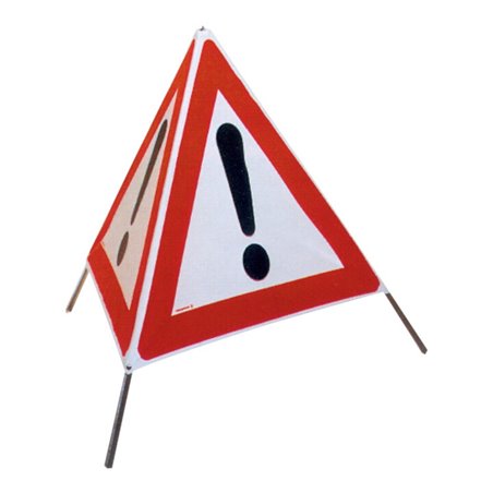 horizont Faltsignal Typ.70N, 700mm VKZ.101 'Gefahrenstelle'