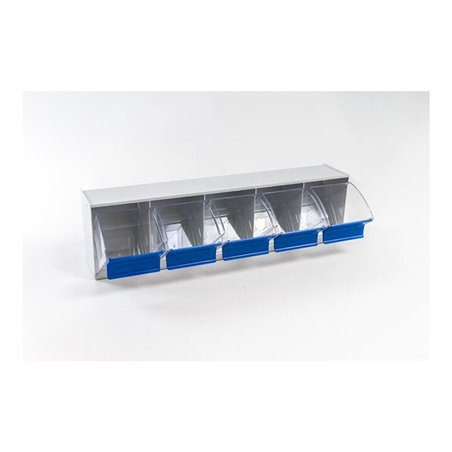 Hünersdorff MultiStore Riegel Nr. 5 schlagfester Kunststoff lichtgrau B601xT163xH136 mm