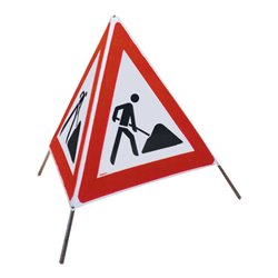 horizont Faltsignal Typ.70N, 700mm VKZ.123 'Baustelle'