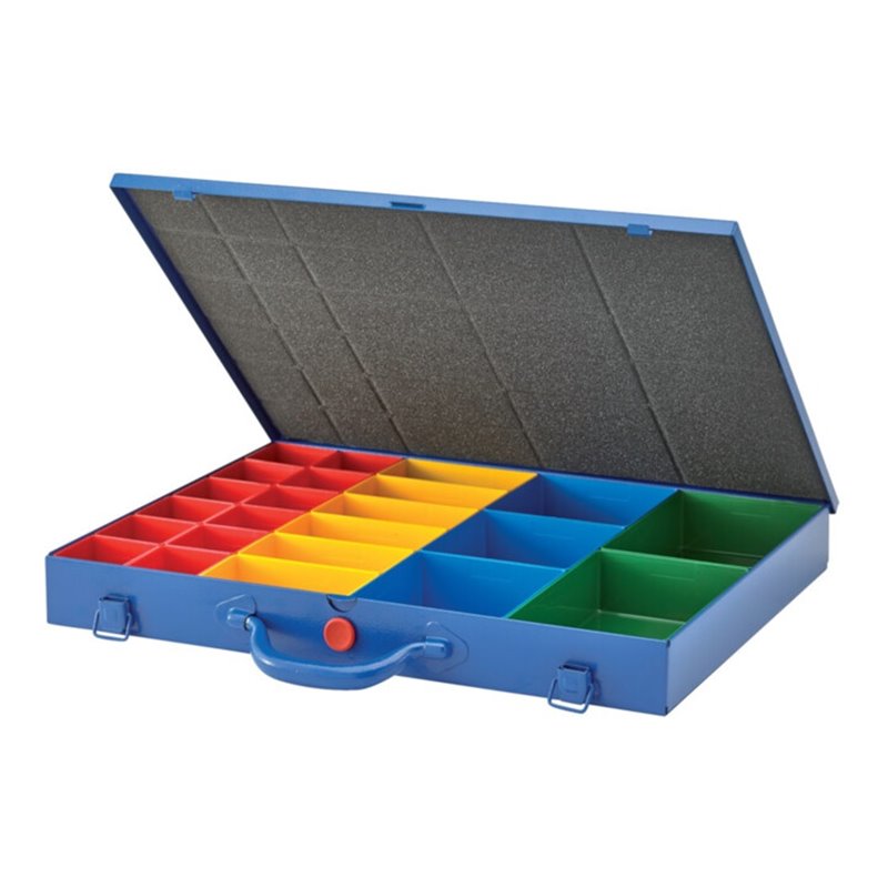 Sortimentskasten B440xT330xH66mm mit 23 Einsätzen