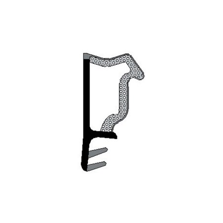 TRELLEBORG Flügelfalzdichtung D3630Weiß